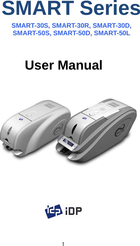 smart 50 card printer manual|idp smart 50 printer.